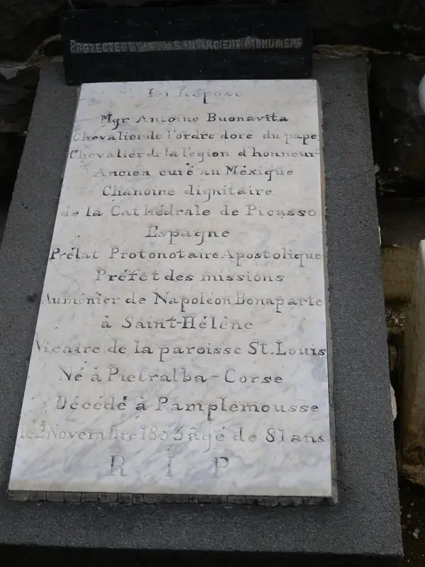 Tombeau de l'Abbé Buonavita